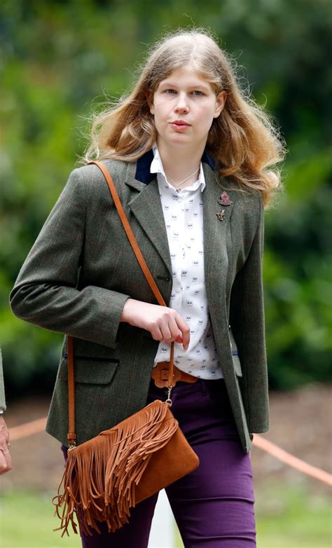 lady louise windsor youngest members   british royal family popsugar celebrity photo