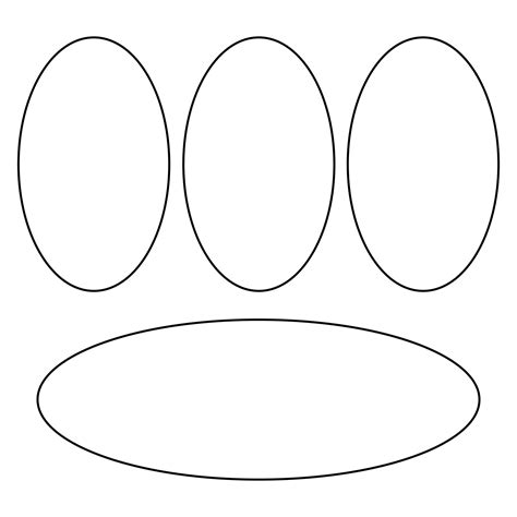 images   printable oval template oval shape template