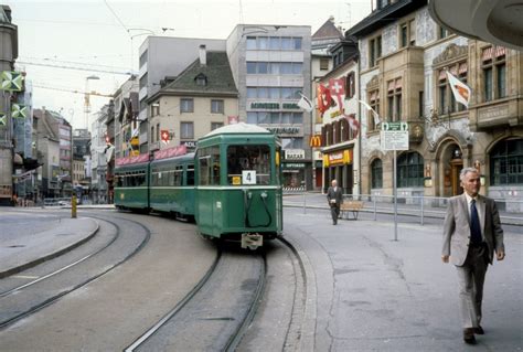 basel bvb tram    gt barfuesserplatz   juni