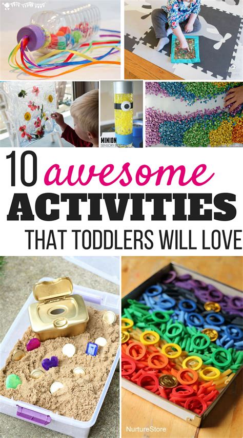 sensory activities  toddlers discover  great list  sensory play