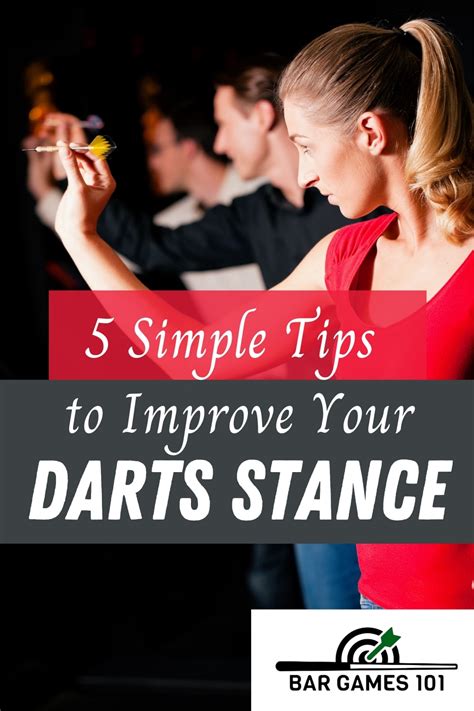 simple tips  improve  darts stance bar games