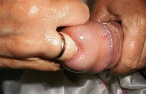 his finger in pee hole