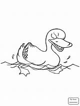 Pond Coloring Pages Animals Crane Duck Drawing Dam Beaver Printable Ducks Getcolorings Getdrawings Bubakids Birds Special Happy sketch template