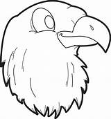Eagle Coloring Bald Printable sketch template
