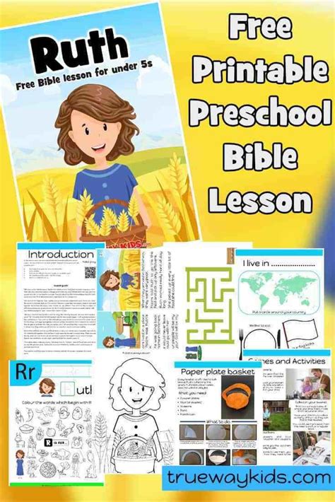 ruth bible lesson    learn  god redeems   bring