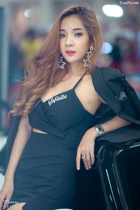 Thailand Hot Model Thai Racing Girl At Bangkok Auto Salon 2019