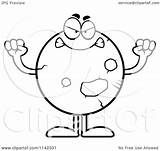 Mars Planet Cartoon Clipart Mad Thoman Cory Coloring Drawing Outlined Vector Getdrawings Royalty sketch template