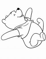 Rolling Coloring Pooh Bear Drawing Floor 85kb Library Clipart sketch template
