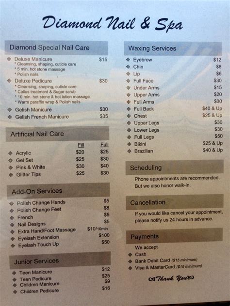 services offered  prices yelp