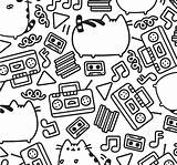 Pusheen Coloring Pages Coloringbay sketch template