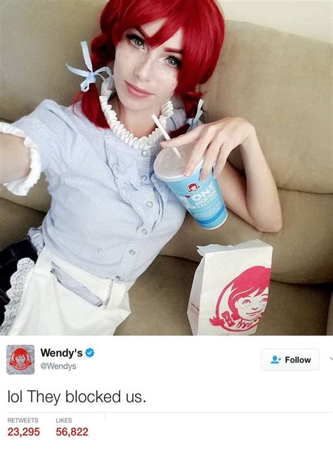 smug wendy cosplay wendy thomas fast food slut