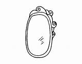 Espejo Espelho Specchio Espejos Marcos Emoldurado Incorniciato Acolore Miroir sketch template