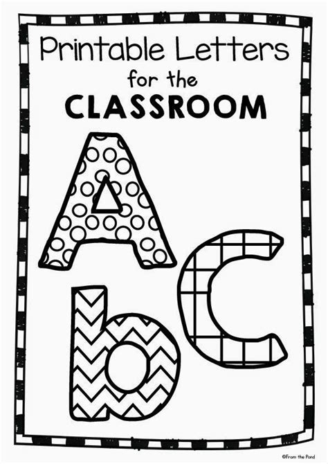 bulletin board letters printable