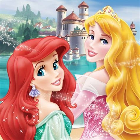 disney princess images ariel and aurora hd wallpaper and background photos 38088527