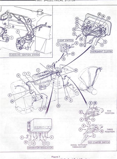 ford  tractor qa wiring steering hydraulic pto diagrams