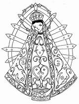 Virgen Coloring La Guadalupe Pages Lujan Lady Dibujos Maria Para Dibujo Getcolorings Luján Getdrawings 為孩子的色頁 Mary sketch template