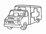 Coloring Pages Paramedic Getcolorings Ambulance sketch template