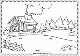 Casita Imprimir Bonitos Rincon Rincondibujos sketch template