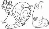 Larva Mewarnai Snail Gambar Coloringpagesfortoddlers sketch template