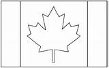 Flag Coloring Pages Printable Canada Canadian Colouring Kids Flags America North Template Colours Colors Sheets Gif Getcoloringpages Hom Stuff American sketch template