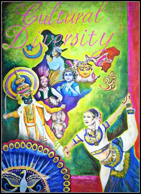 Cultural Diversity Of India By Apaikaavaris Art Poster Design India