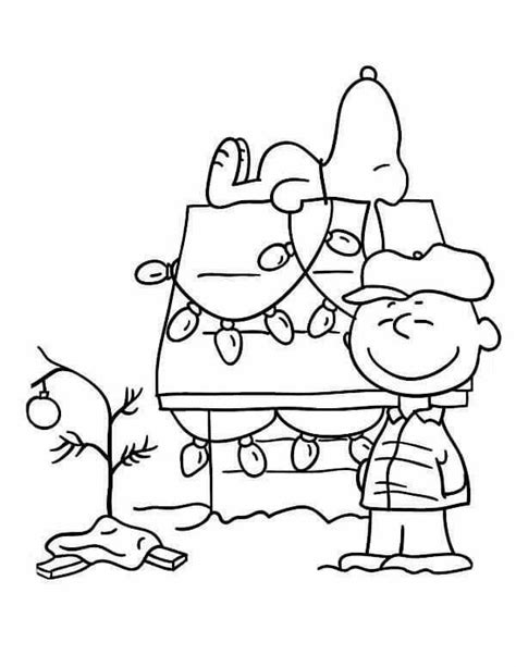 pin  leticia melendez  snoopy christmas tree coloring page