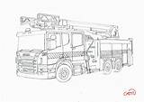 Truck Airport Coloring Fire Kenyon Cam Colour Drawings Line Divyajanani sketch template