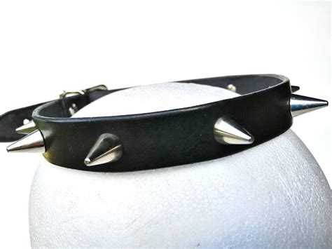 human collar leather collar spike collar spike collar etsy australia