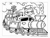 Train Coloring Pages Printable Choo Trains Kids Color Cars Car Hello Drawing Print Book Toddlers Simple Holiday Colouring Sheets Toy sketch template