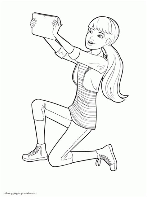 printable barbie   sisters   pony tale coloring pages