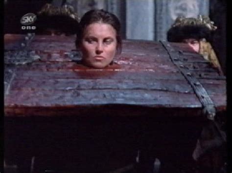 she is in the pillory