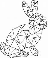 Lapin Osterhase Geometrisches Kultur Paques Choisir Tableau Maternelle sketch template