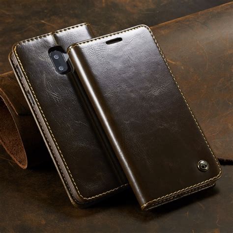 luxury pu leather magnetic flip cases  samsung galaxy     prime  cover case