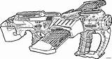 Nerf Guns Stampa Gratuitamente sketch template