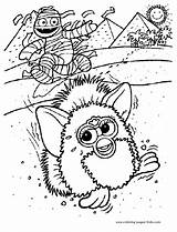 Furby Kleurplaten Furbie Boom Kolorowanki Druku Dzieci 2055 Furbies sketch template