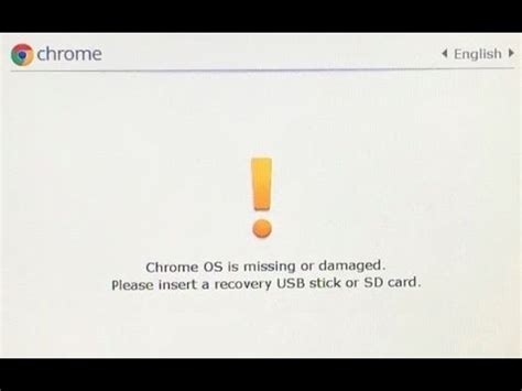 fix chromebook os damaged  missing screen youtube