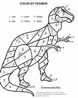 Number Coloring Color Pages Kids Dino Dinosaur Numbers Boys Activities Printable Printables Dinosaurs Rex Worksheets Trex Jurassic Worksheet Colour Colouring sketch template