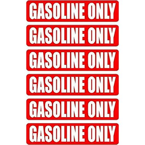 gasoline fuel   pack vinyl decals  reflective stickers gas door