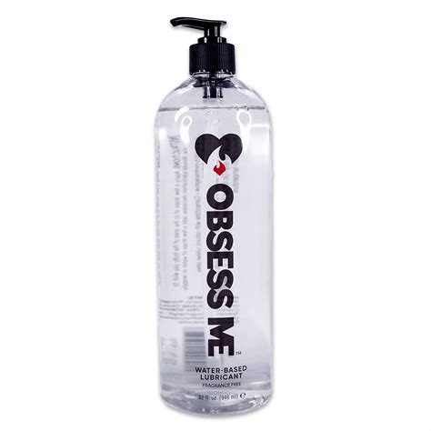 obsess me water based lubricant lube 32oz sex toy hotmovies