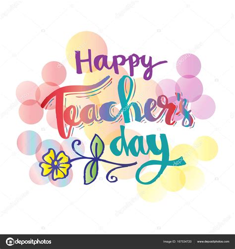 happy teachers day card stock photo  handini