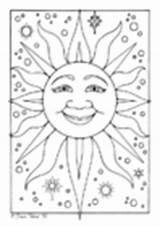Soleil Coloriage Sun Coloring Pages Edupics sketch template