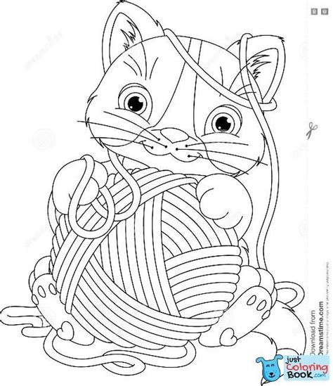 pin  cat coloring pages