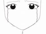 Anime Crying Sad Llorando Olho Wikihow Chorando Tears Tekenen Ojo Ogen Sketch Weinendes Auge Chibi Clipartmag Tekeningen Outlines Tränen Getdrawings sketch template