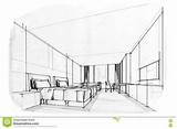 Sketch Innenarchitektur Schwarzweiss Skizzieren Bed sketch template