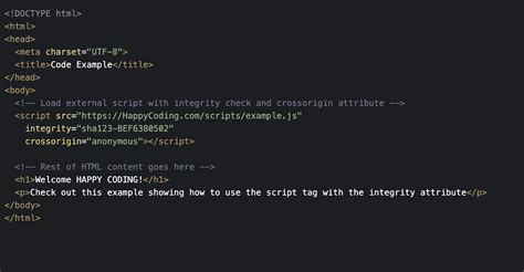 html script tag