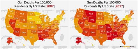 shocking maps  charts  gun violence  america tony mapped