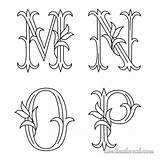 Tulip Embroidery Hand Monograms Needlenthread Monogram Alphabet Letters Decorative Patterns Printable Find Below Ll Joining Those Series Just sketch template
