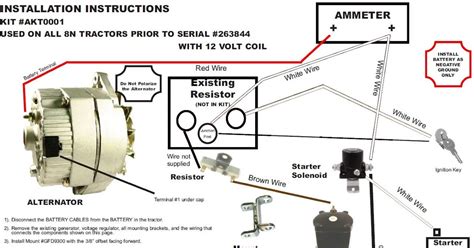 alternator wiring diagram tractor wiring diagram