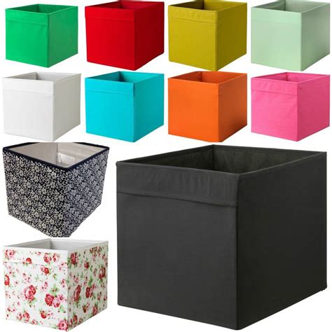 ikea drona fabric storage box basket  expeditkallax shelf unit bookcase ebay  ikea