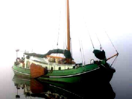 historical cookham  thames sailing barge